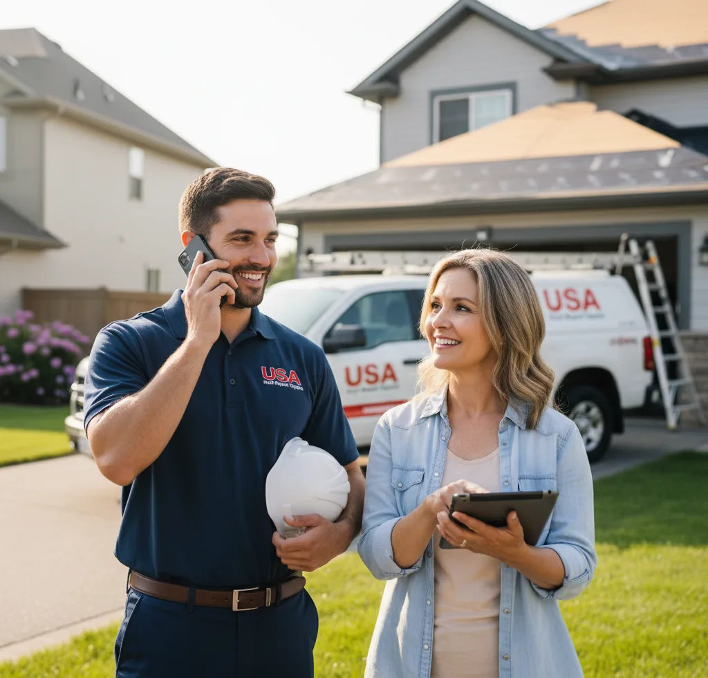 USA Roof Repair Experts customer support in Pittsford